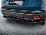 Rear Splitter (Vertical Bars) compatible with Peugeot 3008 GT-Line Mk2 Facelift