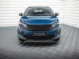 Front Splitter compatible with Peugeot 3008 GT-Line Mk2 Facelift