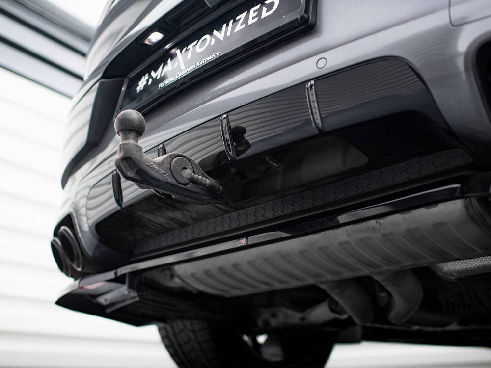Rear Splitter compatible with Porsche Cayenne SUV / Coupe Mk3 Facelift