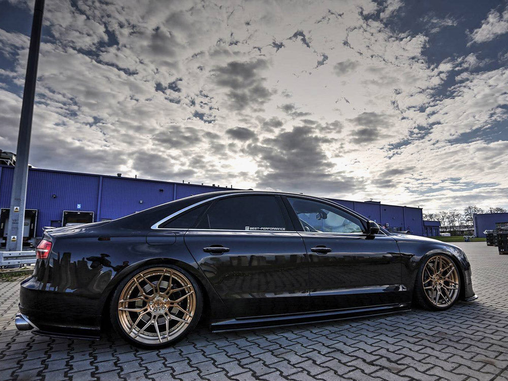 Side Skirts Diffusers compatible with Audi S8 D4 FL