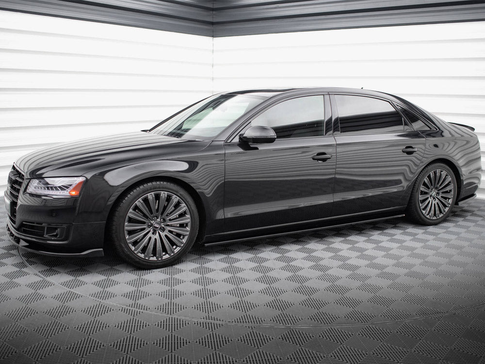 Side Skirts Diffusers compatible with Audi A8 Long D4
