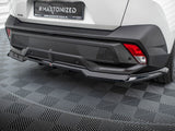 Rear Splitter (Vertical Bars) compatible with Peugeot 408 Mk1