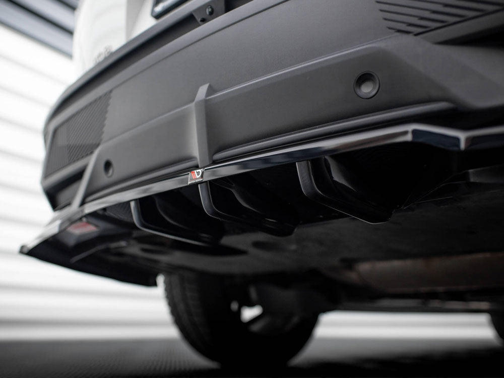 Rear Splitter (Vertical Bars) compatible with Peugeot 408 Mk1