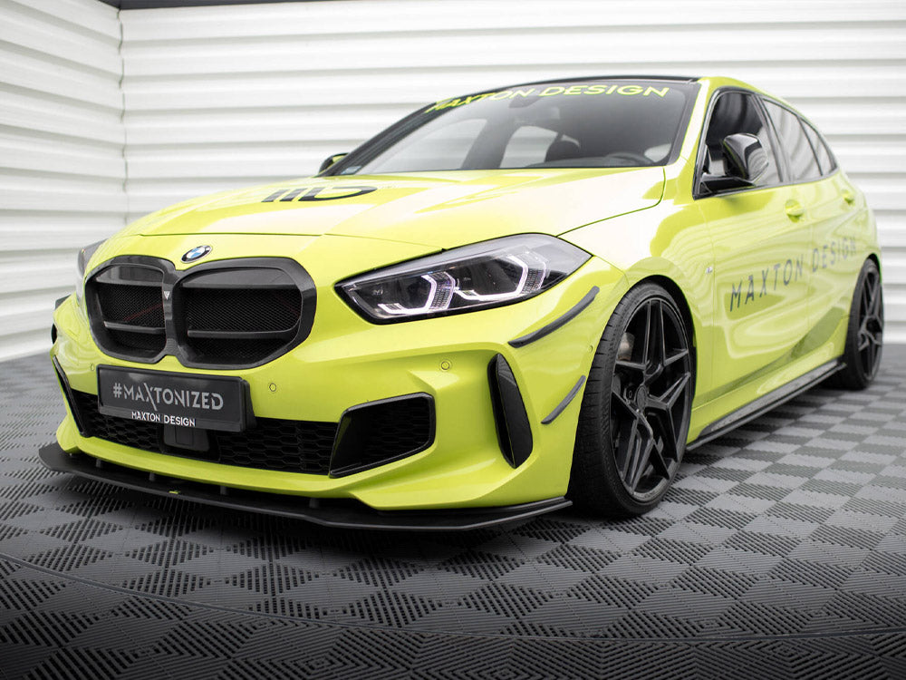 Front Bumper Wings (Canards) compatible with BMW 1 F40 M Sport / M135i