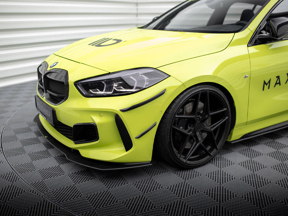 Front Bumper Wings (Canards) compatible with BMW 1 F40 M Sport / M135i