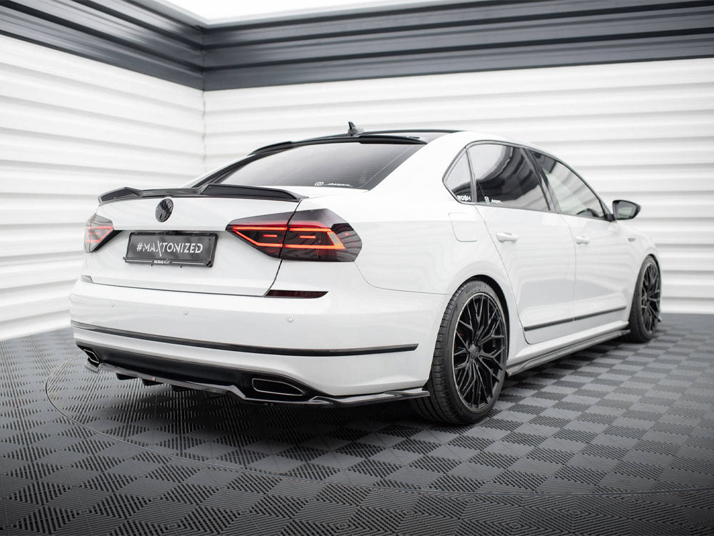 Rear Splitter (Vertical Bars) compatible with Volkswagen Passat GT B8 Facelift USA