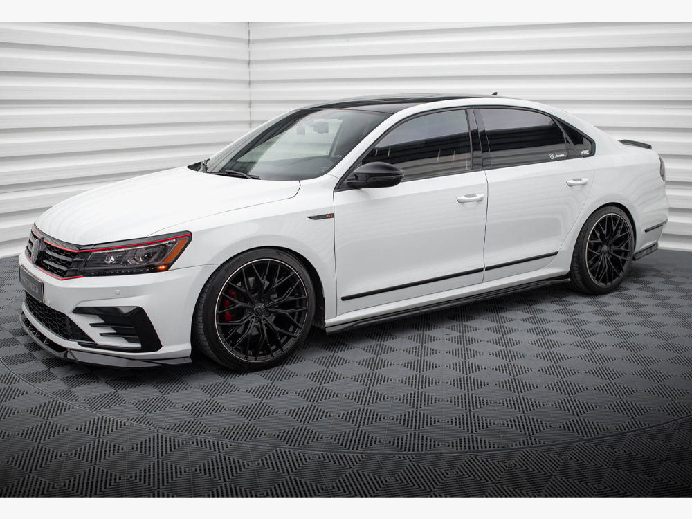 Side Skirts Diffusers compatible with Volkswagen Passat GT B8 Facelift USA