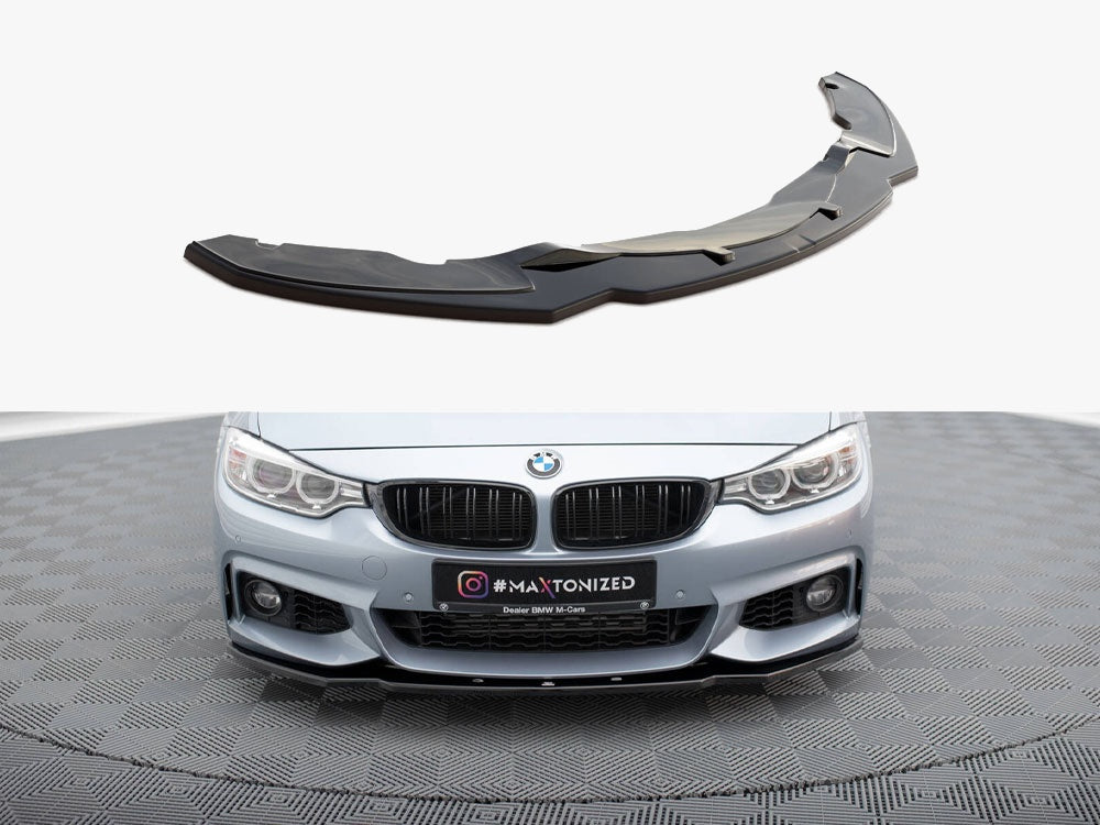 Front Splitter V.1 compatible with BMW 4 Coupe / Gran Coupe / Cabrio M-Pack F32 / F36 / F33