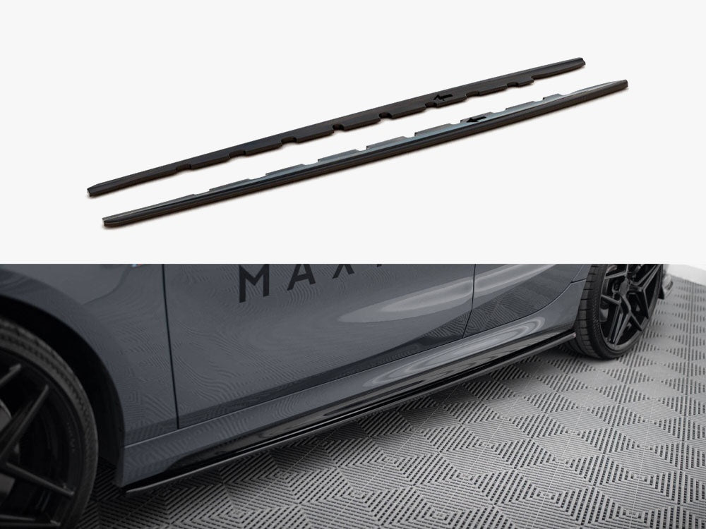 Side Skirts Diffusers V.1 compatible with BMW 1 F40 M Sport / M135i