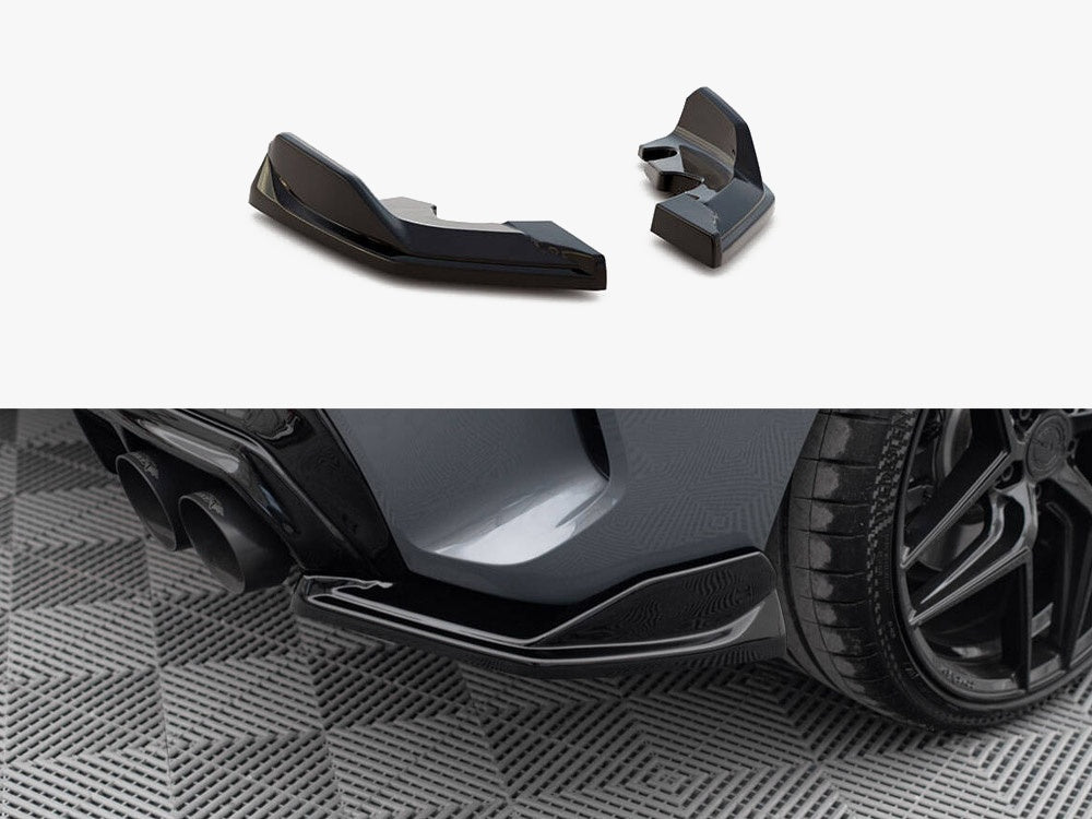 Rear Side Splitters V.4 compatible with BMW 1 M-Pack / M135i / 128ti F40
