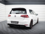 Rear Side Splitters V.1 compatible with VW Golf R / R-Line Mk7 - Carbon Look