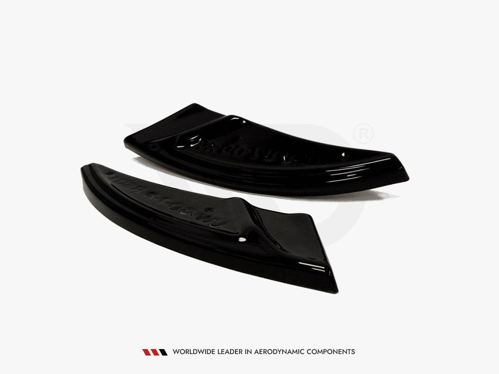 Rear Side Splitters V.1 compatible with VW Golf R / R-Line Mk7 - Carbon Look