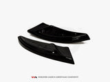 Rear Side Splitters V.1 compatible with VW Golf R / R-Line Mk7 - Carbon Look