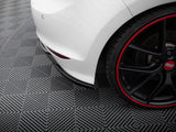 Rear Side Splitters V.1 compatible with VW Golf R / R-Line Mk7 - Carbon Look