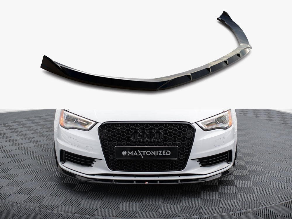 Front Splitter V.1 compatible with Audi A3 Sedan 8V