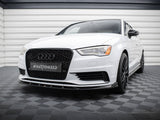 Front Splitter V.1 compatible with Audi A3 Sedan 8V