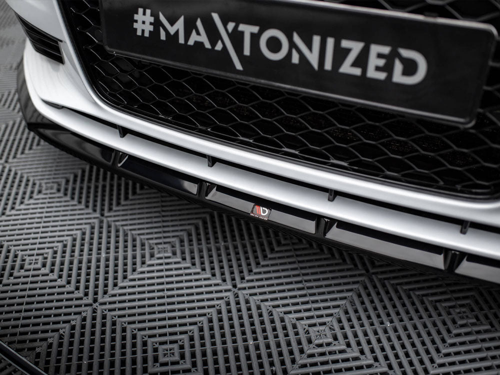 Front Splitter V.1 compatible with Audi A3 Sedan 8V