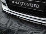 Front Splitter V.1 compatible with Audi A3 Sedan 8V