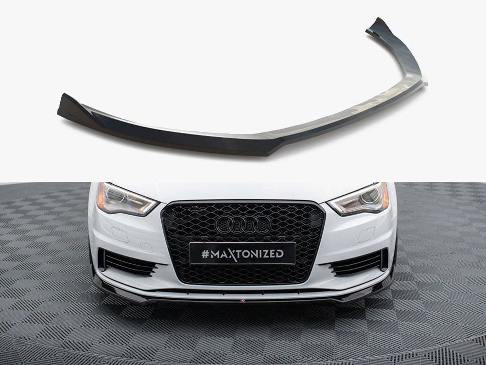 Front Splitter V.2 compatible with Audi A3 Sedan 8V