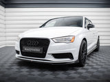 Front Splitter V.2 compatible with Audi A3 Sedan 8V