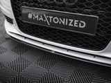Front Splitter V.2 compatible with Audi A3 Sedan 8V