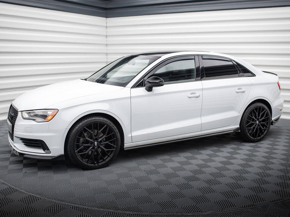 Side Skirts Diffusers compatible with Audi A3 Sedan 8V