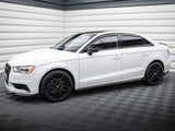 Side Skirts Diffusers compatible with Audi A3 Sedan 8V
