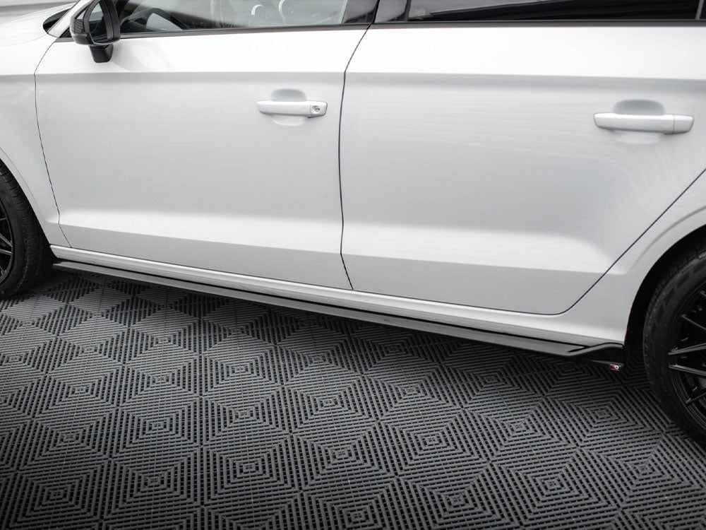 Side Skirts Diffusers compatible with Audi A3 Sedan 8V