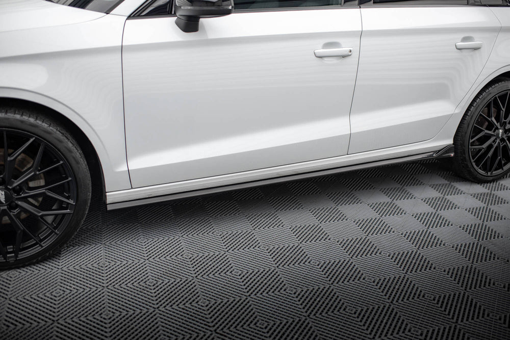 Side Skirts Diffusers compatible with Audi A3 Sedan 8V