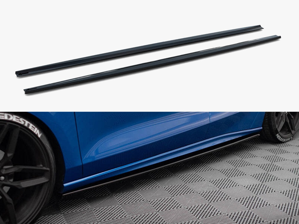 Side Skirts Diffusers V.2 compatible with Ford Focus ST / ST-Line Mk4
