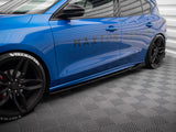 Side Skirts Diffusers V.4 compatible with Ford Focus ST / ST-Line Mk4