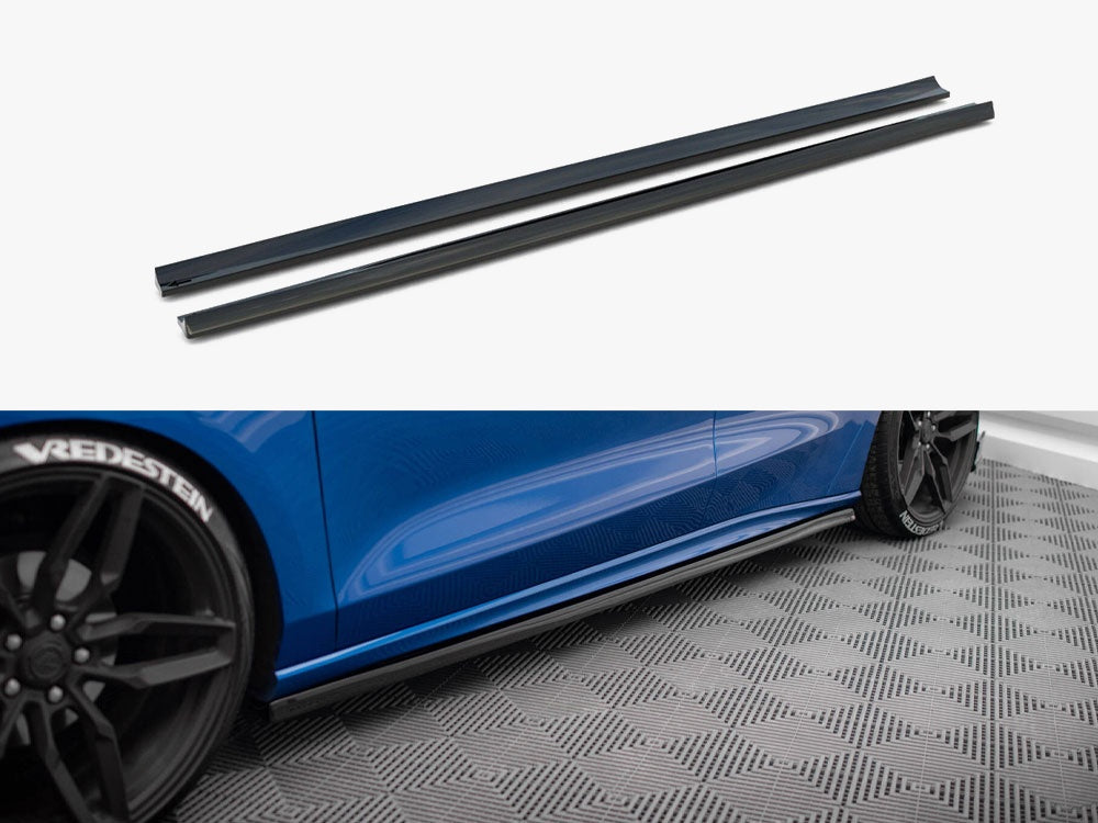Side Skirts Diffusers V.5 compatible with Ford Focus ST / ST-Line Mk4