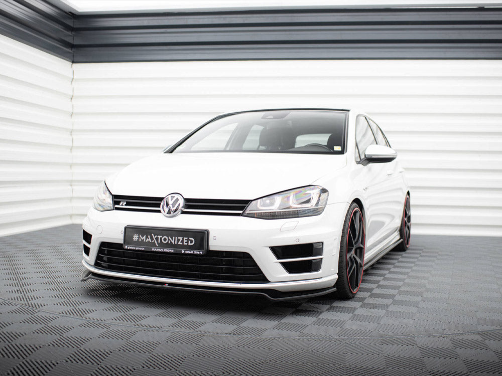 Front Splitter V.2 compatible with VW Golf R / R-Line Mk7
