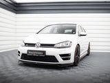 Front Splitter V.2 compatible with VW Golf R / R-Line Mk7