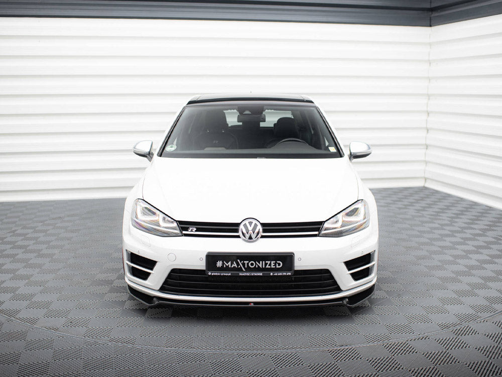 Front Splitter V.2 compatible with VW Golf R / R-Line Mk7