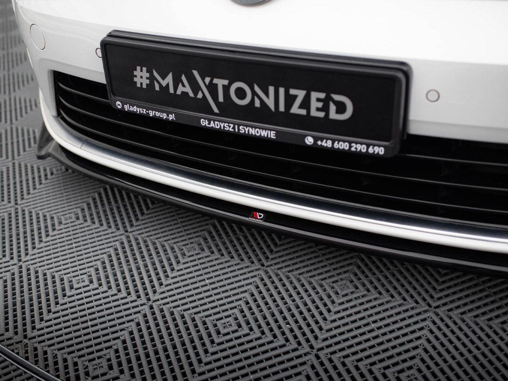 Front Splitter V.2 compatible with VW Golf R / R-Line Mk7