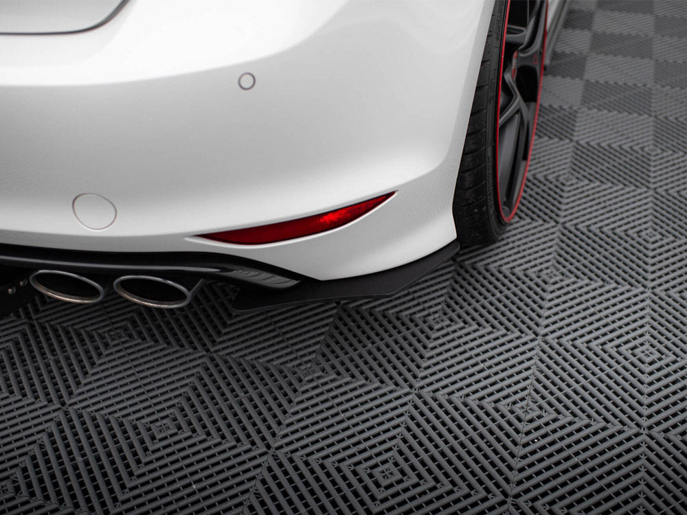 Rear Diffuser &amp; Rear Side Splitters compatible with Volkswagen Golf Mk7 R Hatchback