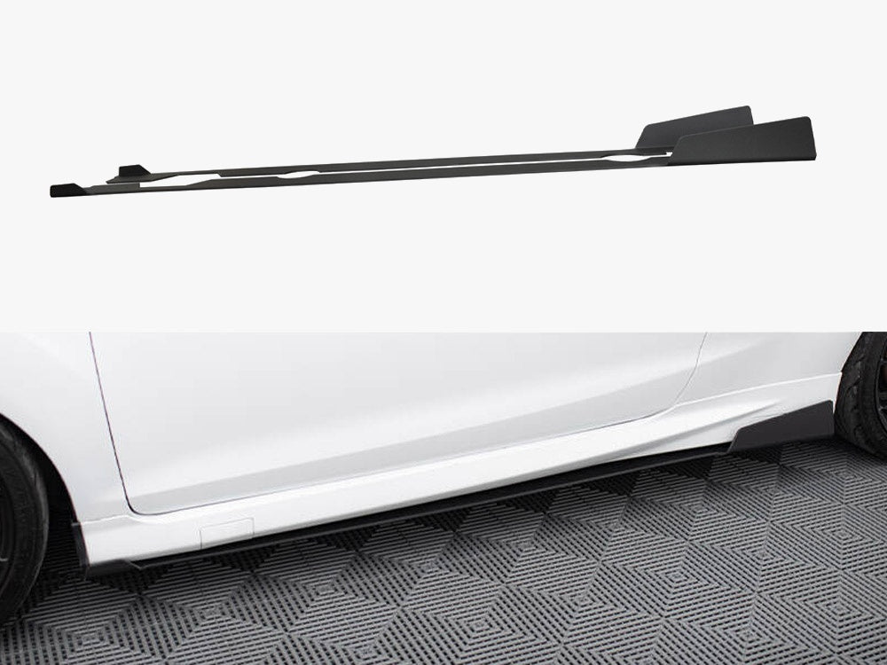 Racing Side Skirts Splitters compatible with Ford Fiesta Mk7 ST Facelift