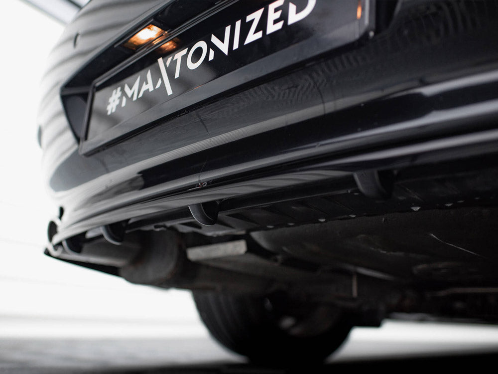 Central Rear Splitter (Vertical Bars) compatible with BMW 6 Coupe / Cabrio E63 / E64