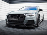 Front Splitter compatible with Audi A6 Allroad C8