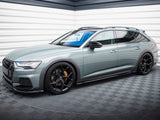 Side Skirts Diffusers compatible with Audi A6 Allroad C8