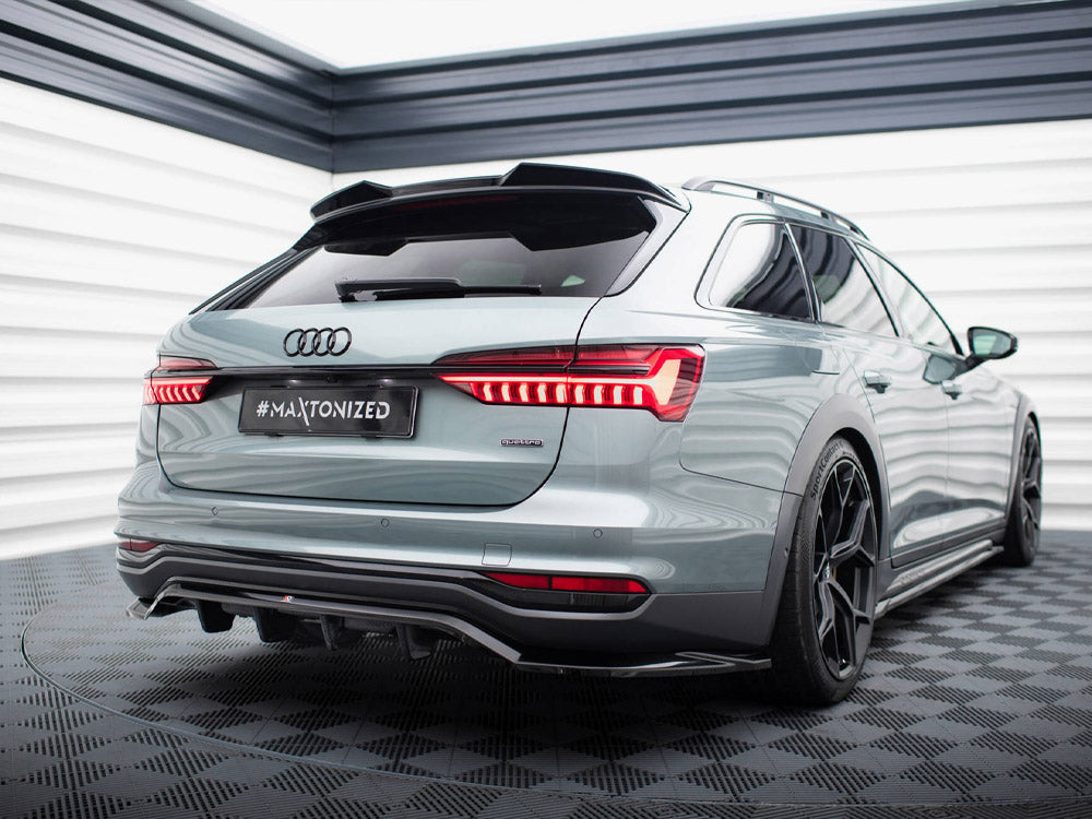 Rear Splitter (Vertical Bars) compatible with Audi A6 Allroad C8