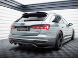 Rear Splitter (Vertical Bars) compatible with Audi A6 Allroad C8