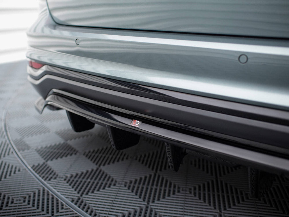Rear Splitter (Vertical Bars) compatible with Audi A6 Allroad C8