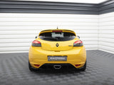 Rear Side Splitters compatible with Renault Megane 3 RS - Carbon Look