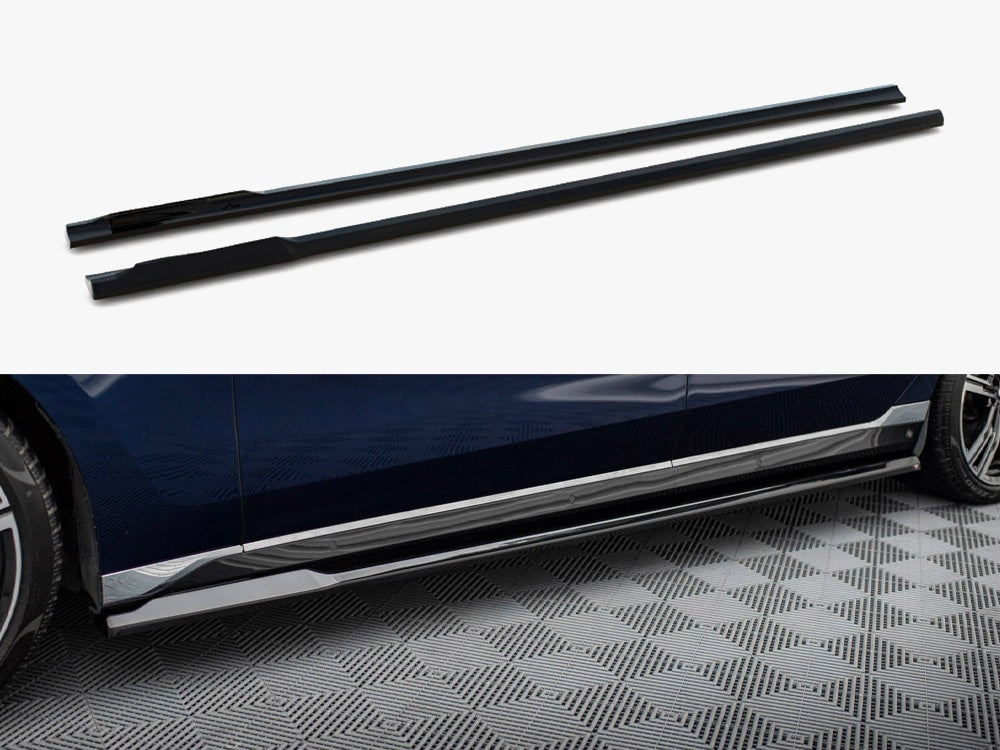 Side Skirt Diffusers compatible with BMW 750e M-Pack G70