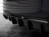 Rear Valance V.2 compatible with BMW 5 M-Pack F10 / F11 (Version with two single exhausts)