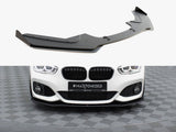 Street PRO Front Splitter V.3 + Flaps compatible with BMW 1 F20 M-Pack Facelift / M140i