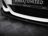 Street PRO Front Splitter V.3 + Flaps compatible with BMW 1 F20 M-Pack Facelift / M140i