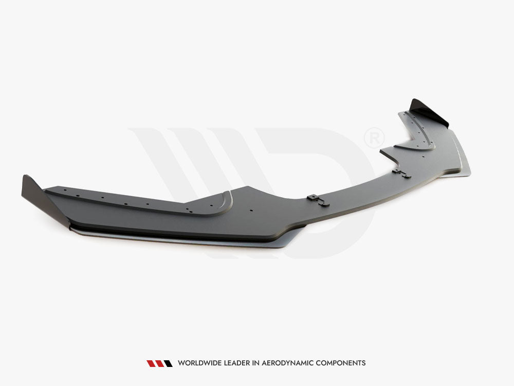 Street PRO Front Splitter V.3 + Flaps compatible with BMW 1 F20 M-Pack Facelift / M140i